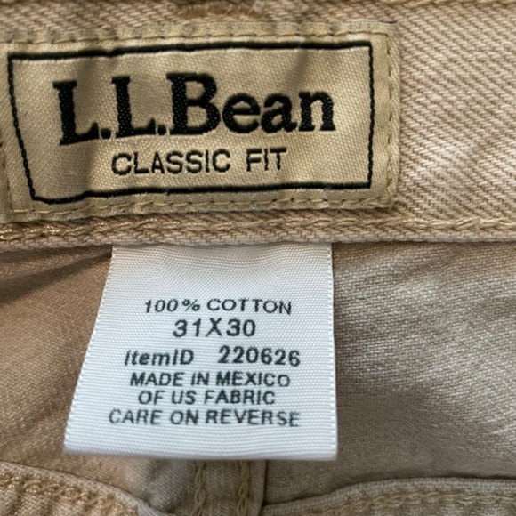 Vintage LL bean straight ecru jeans - Picture 3 of 3